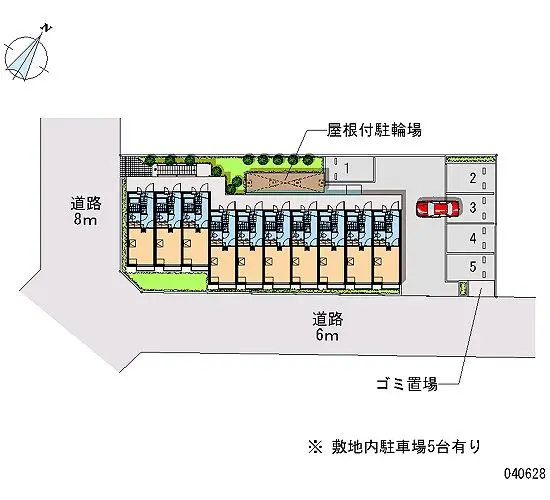 ★手数料０円★羽村市栄町１丁目 月極駐車場